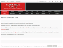 Tablet Screenshot of fabric-ation.co.uk